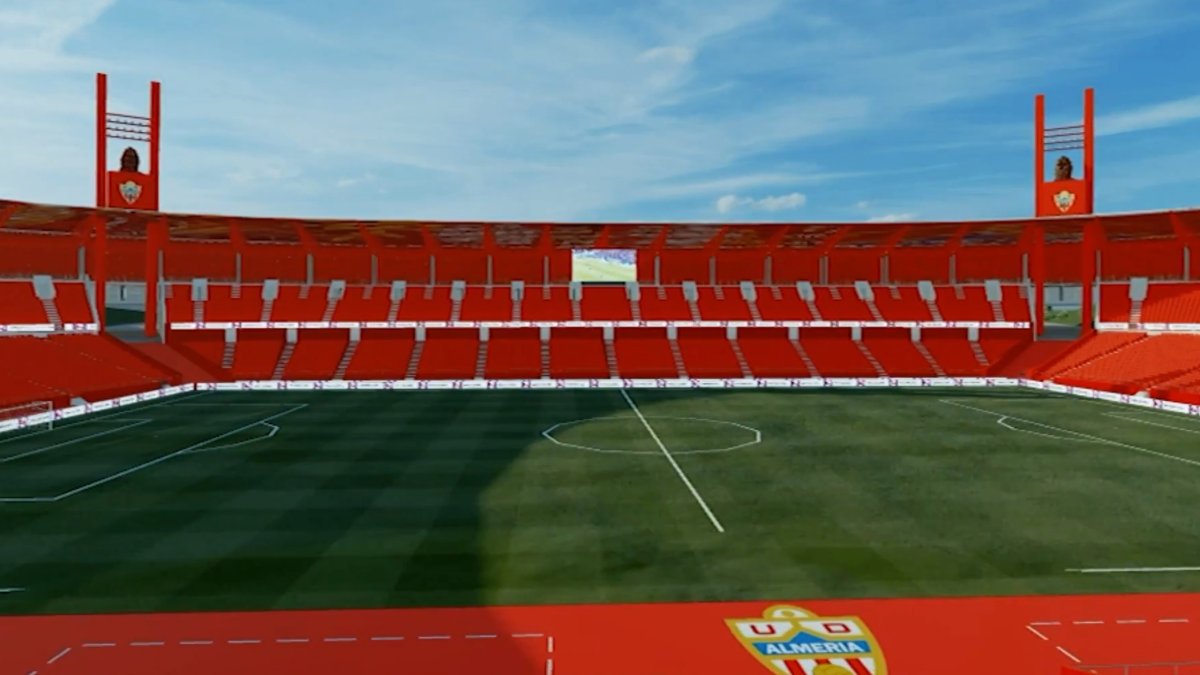 Así quedaría el Mediterráneo de cumplirse la Fase 2 que presentó el Almería en octubre de 2020.