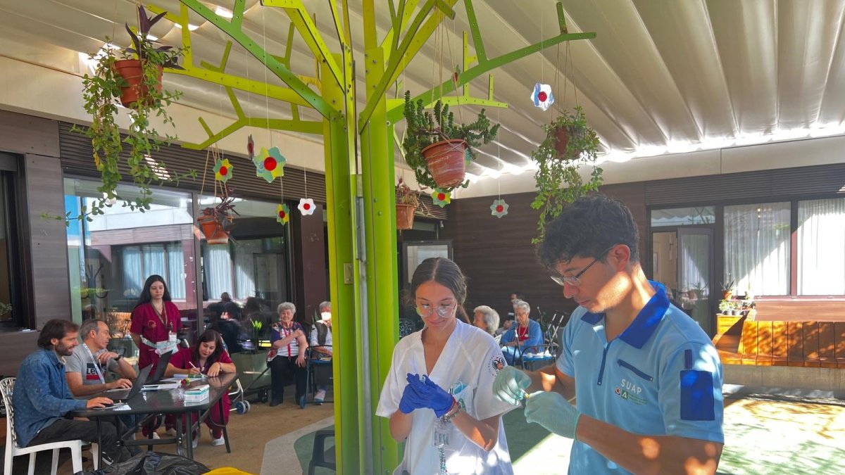 Campaña de vacunación de la gripe y el covid en Andalucía.