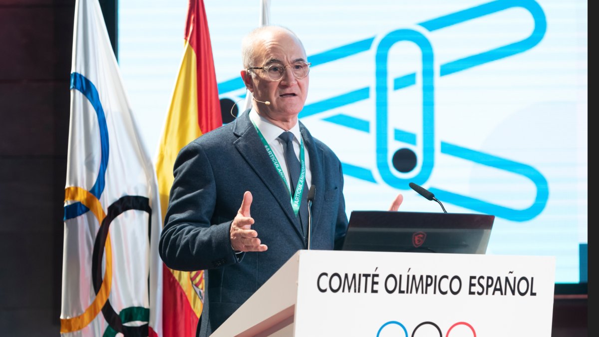 Pedro Luis Ripoll en el Comité Olímpico Español. Es uno de los doctores más prestigiosos a nivel mundial.