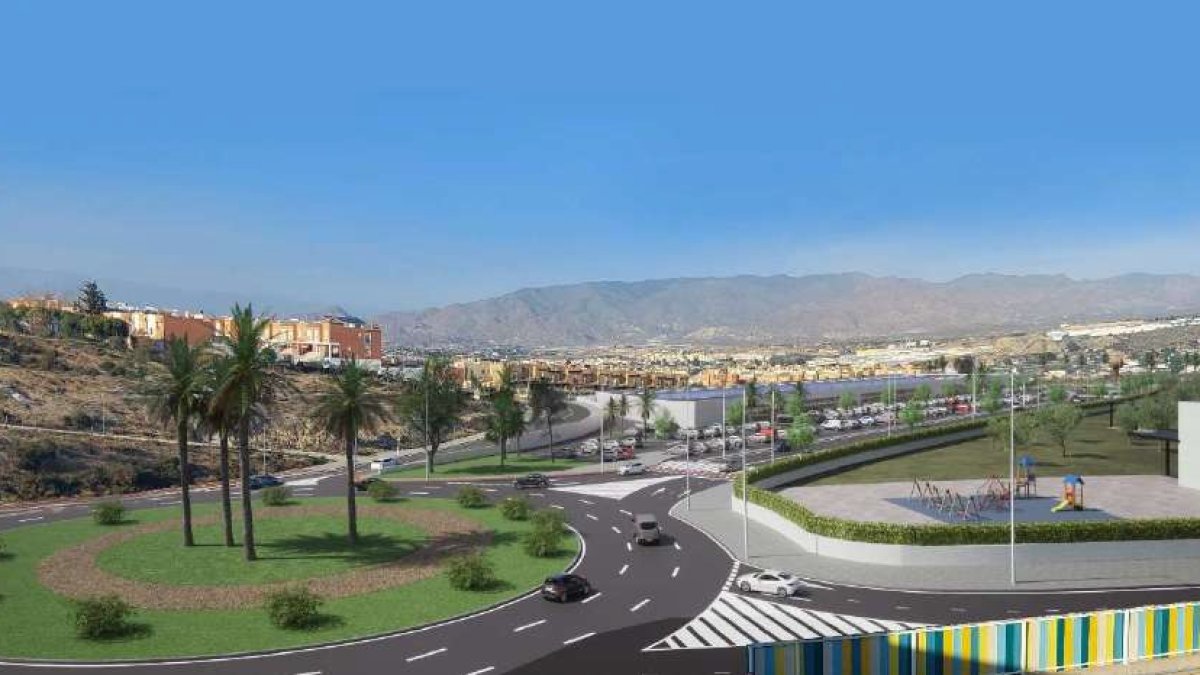 Vista del diseño de la zona que se quiere desarrollar en la capital