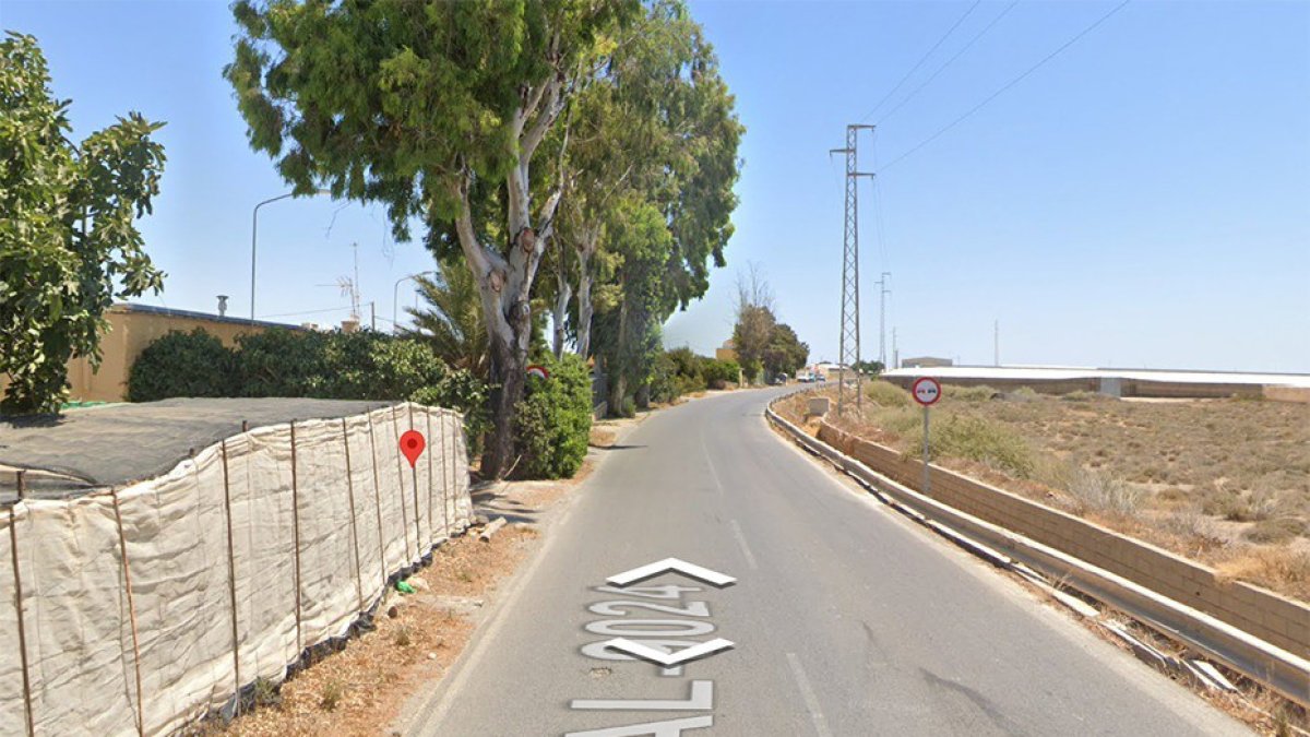 La carretera en la que ha ocurrido el accidente.