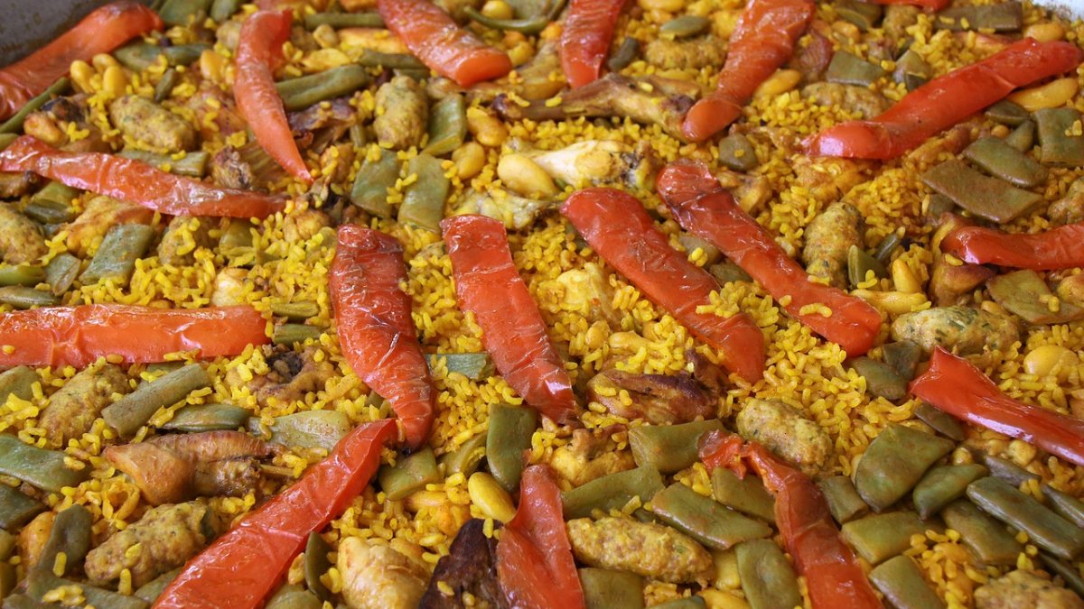 Paella de verduras