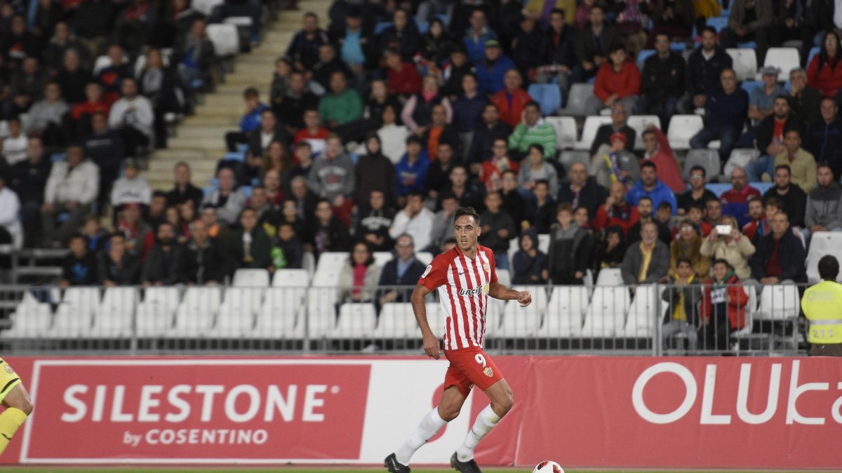 Caballero en partido de la Copa del Rey frente al Villarreal.