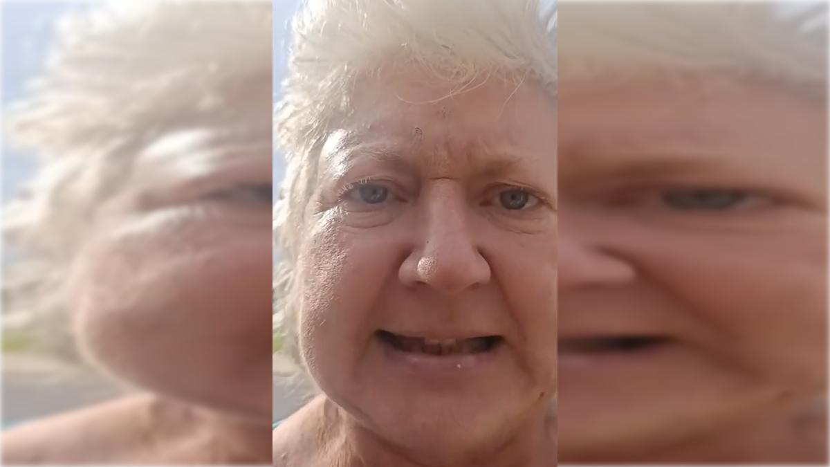 La mujer que llamó a la Guardia Civil y grabó un vídeo que se ha hecho viral en redes.