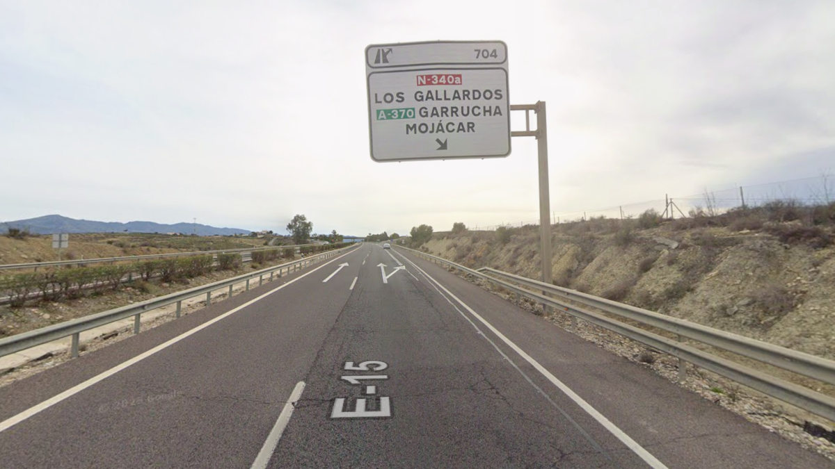 Salida 704 de la autovía del Mediterráneo.