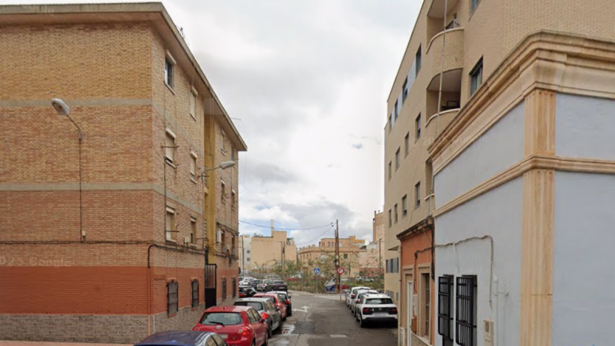 Calle Molino, en el Barrio Alto, donde ocurrió la caída.