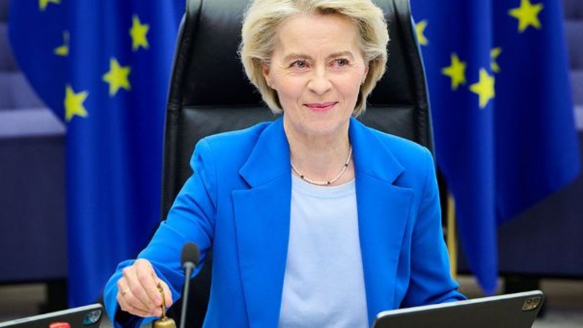 Ursula von der Leyen, presidenta de la Comisión Europea.