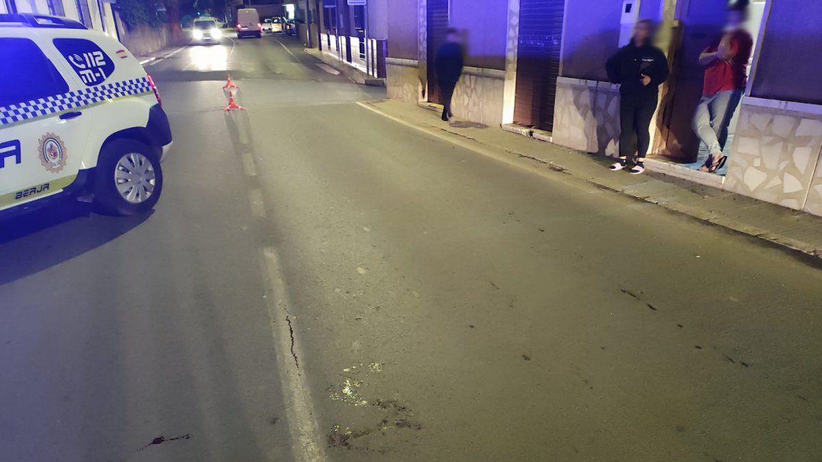 Lugar en el que se produjo el atropello.