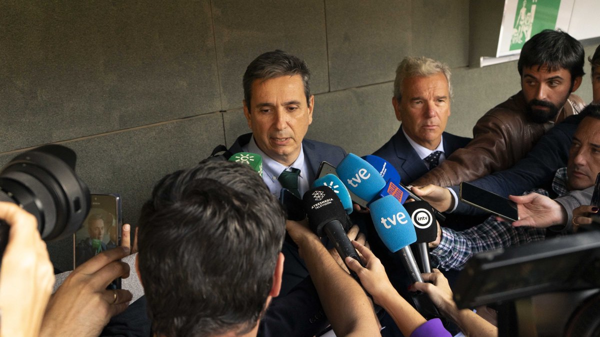 Los abogados Basilio Casanueva y Joaquín Monterreal.