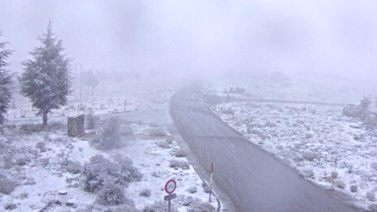 Imágenes captadas por las cámaras de Calar Alto este 30 de noviembre.