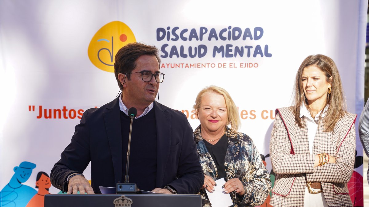 Lectura del manifiesto durante la jornada.