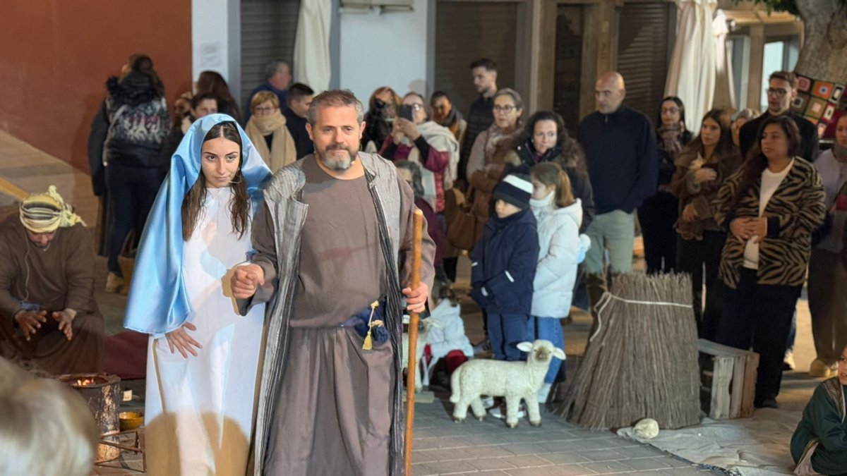 El Belén viviente de Gádor durante las pasadas Navidades.
