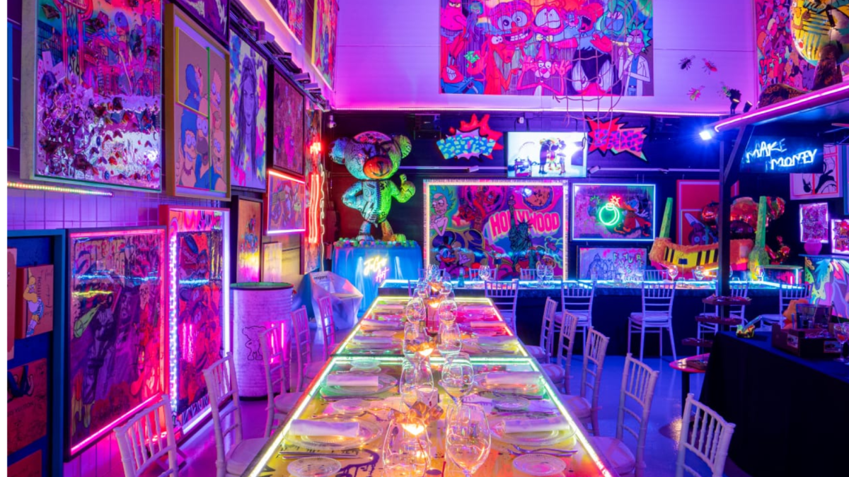 La exclusiva experiencia artística y gastronómica a la que ha llegado el Catering Los Ángeles, liderada por el artista JoGis Art, creador de los icónicos “JoGis Bear”.