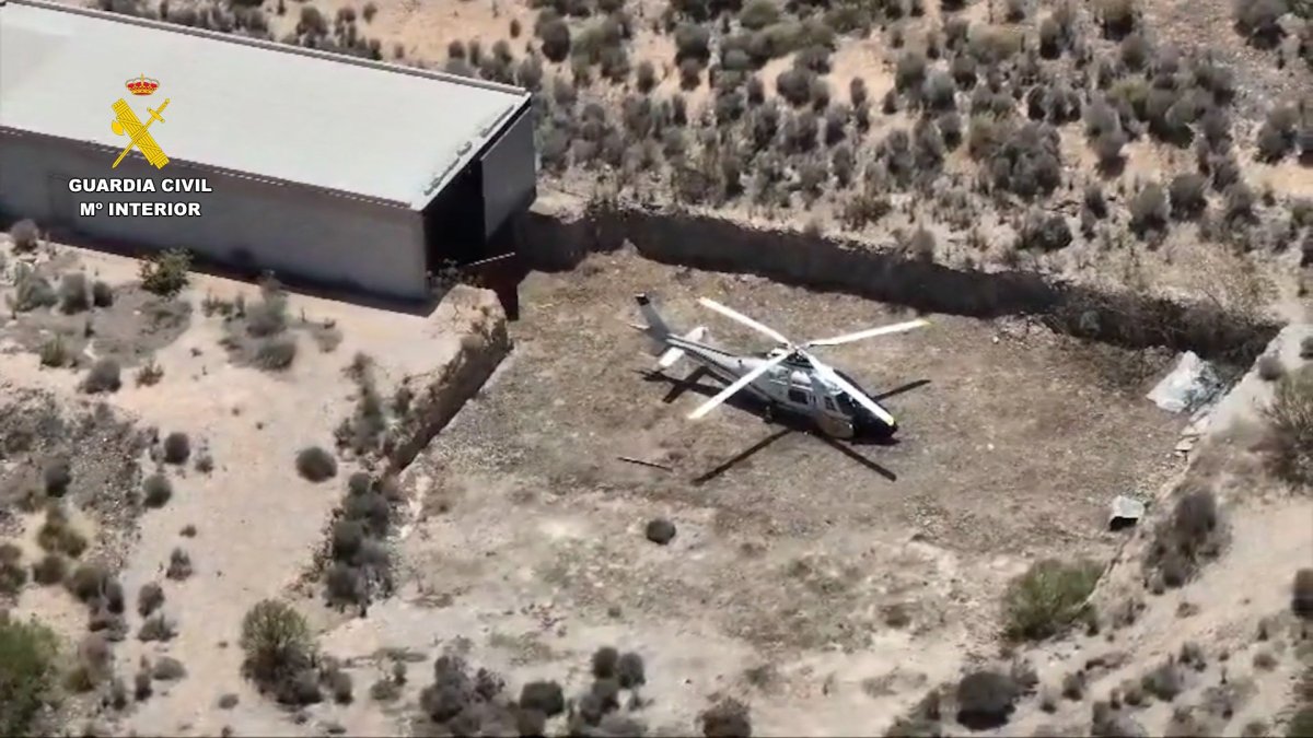 Detenidas seis personas por introducir hachís desde Marruecos utilizando helicópteros.