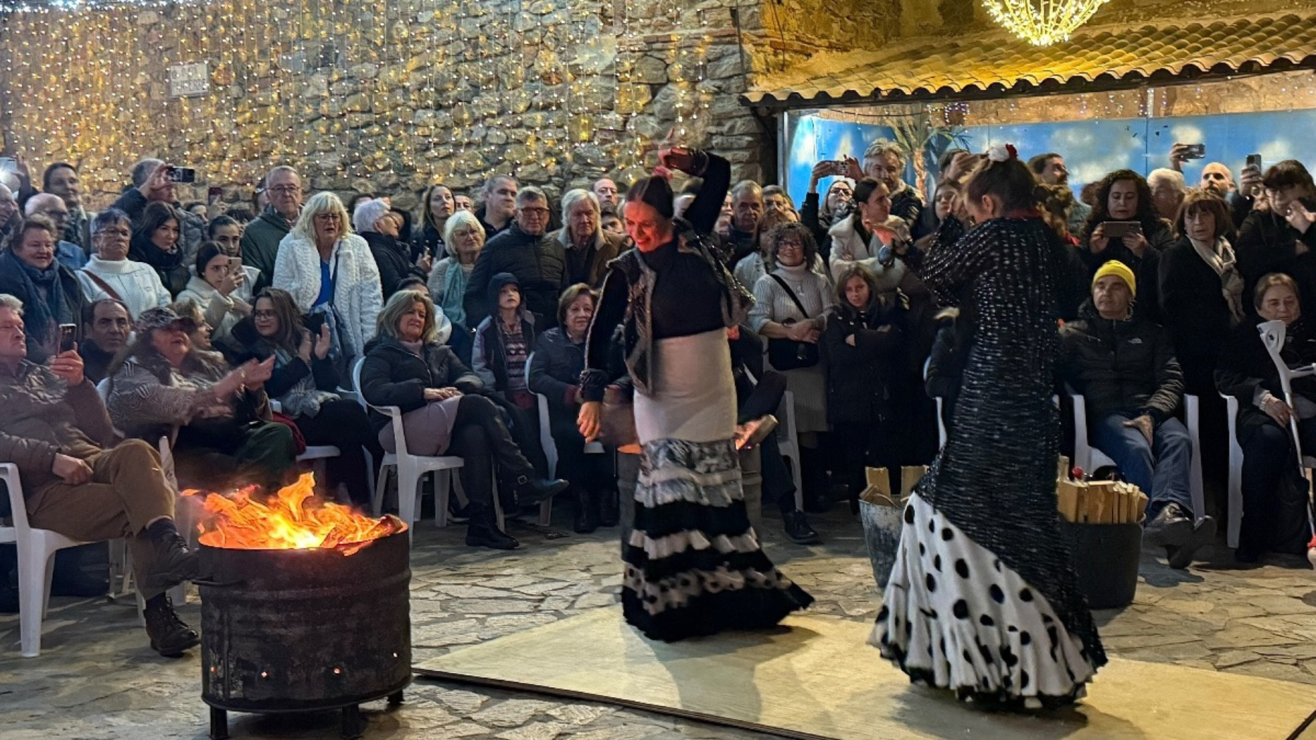 El flamenco llega a la Navidad en Mojácar.