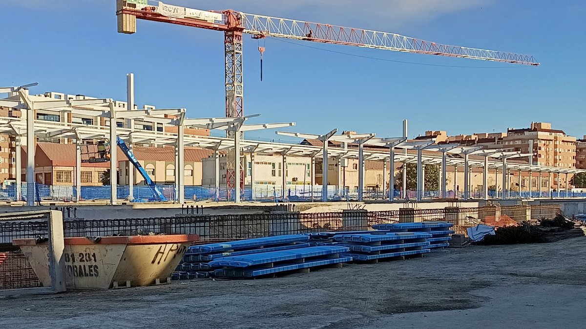 Zona de las nuevas dársenas de la estación