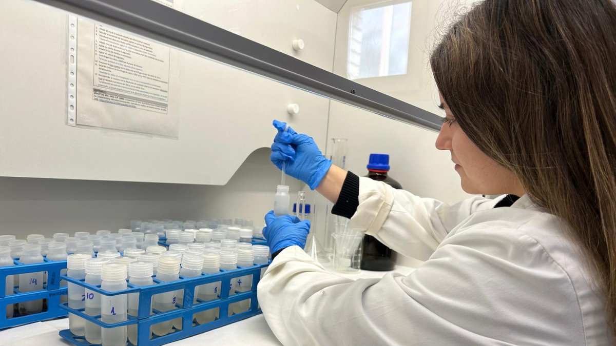 Medida de la respiración microbiana empleando un analizador de gases.