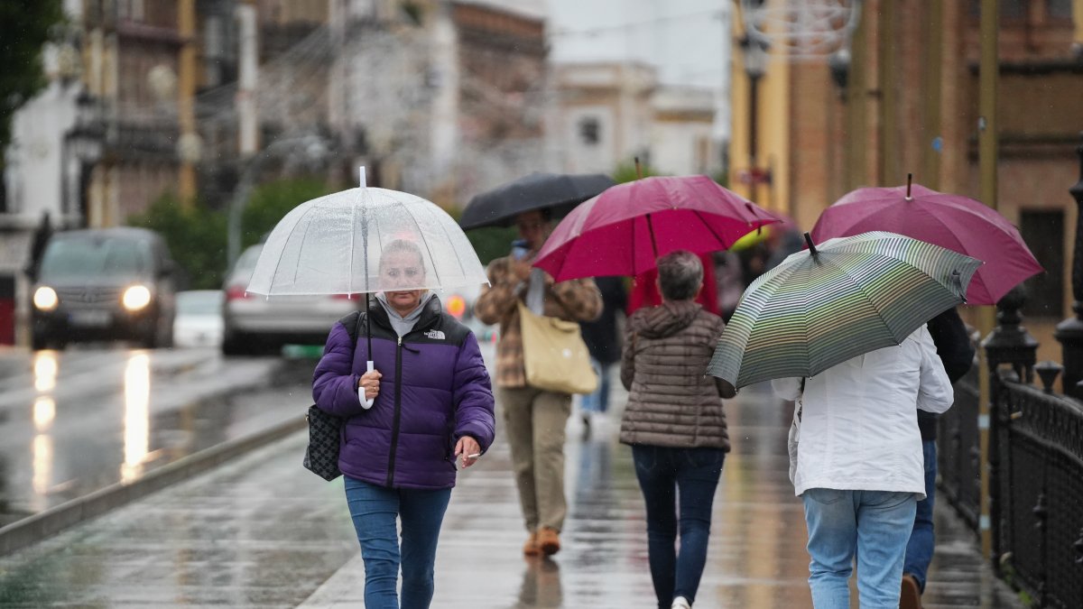 Imagen de archivo de un día de lluvia.