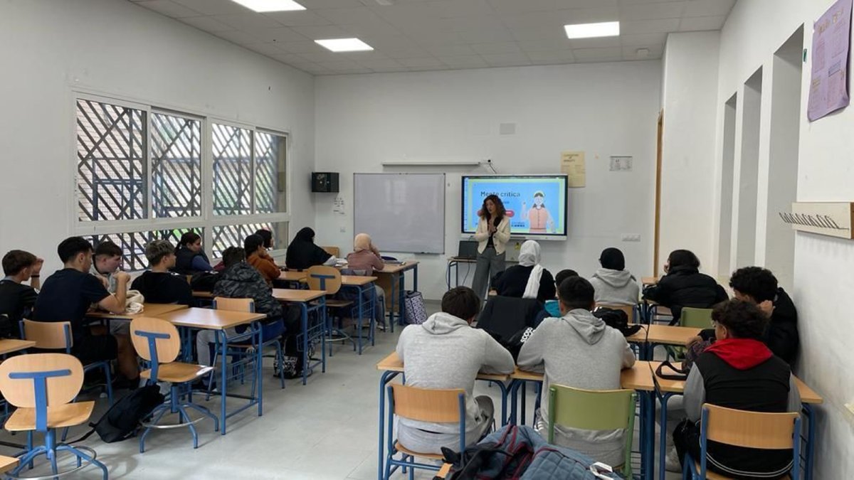 Una clase en el IES San Isidro de Níjar