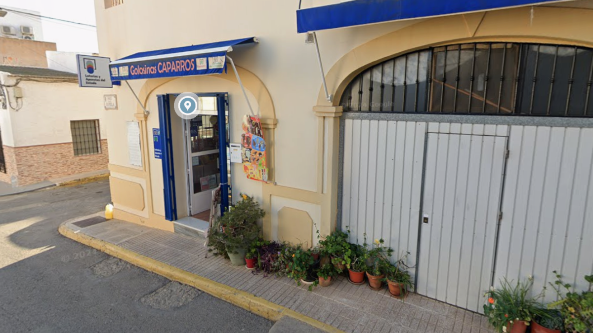 Despacho receptor nº 05.845 de Turre donde se ha validado El Millón de Euromillones.