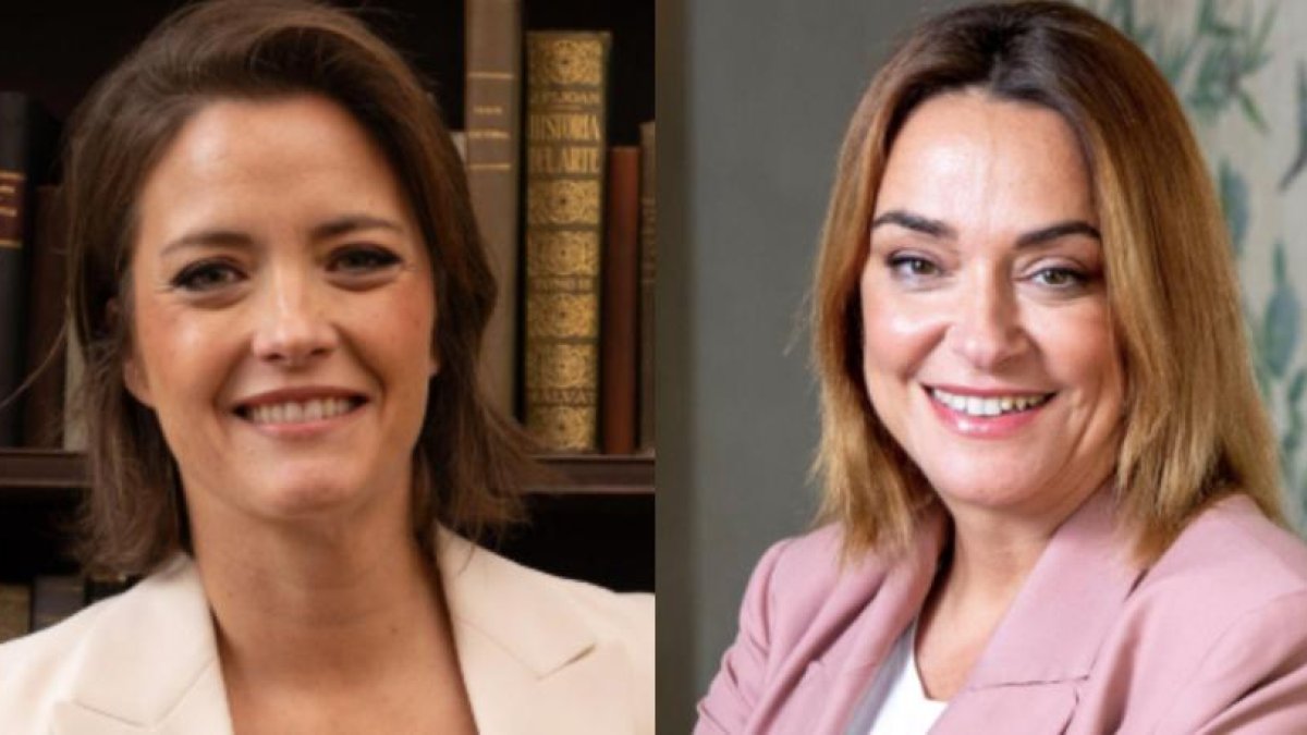 Las presentadoras María Casado y Toñi Moreno.
