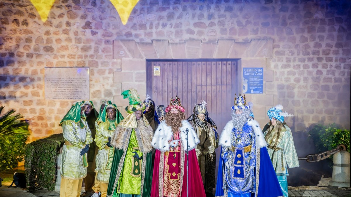 Imagen de archivo de Melchor, Gaspar y Baltasar en un municipio de Almería.