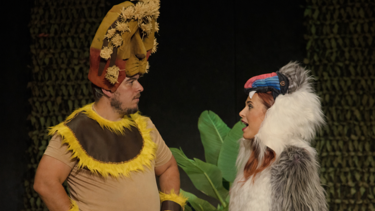 Un momento del espectáculo ‘El Rey Lirón’.