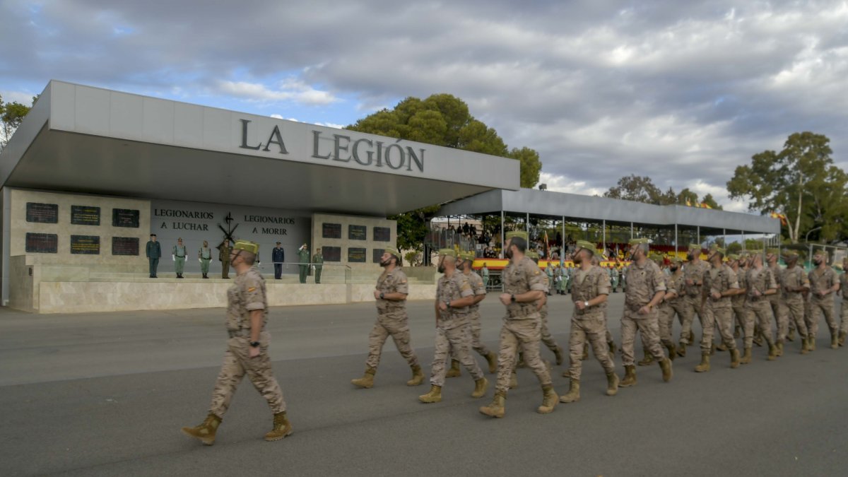 Imagen de archivo de legionarios en Viator.