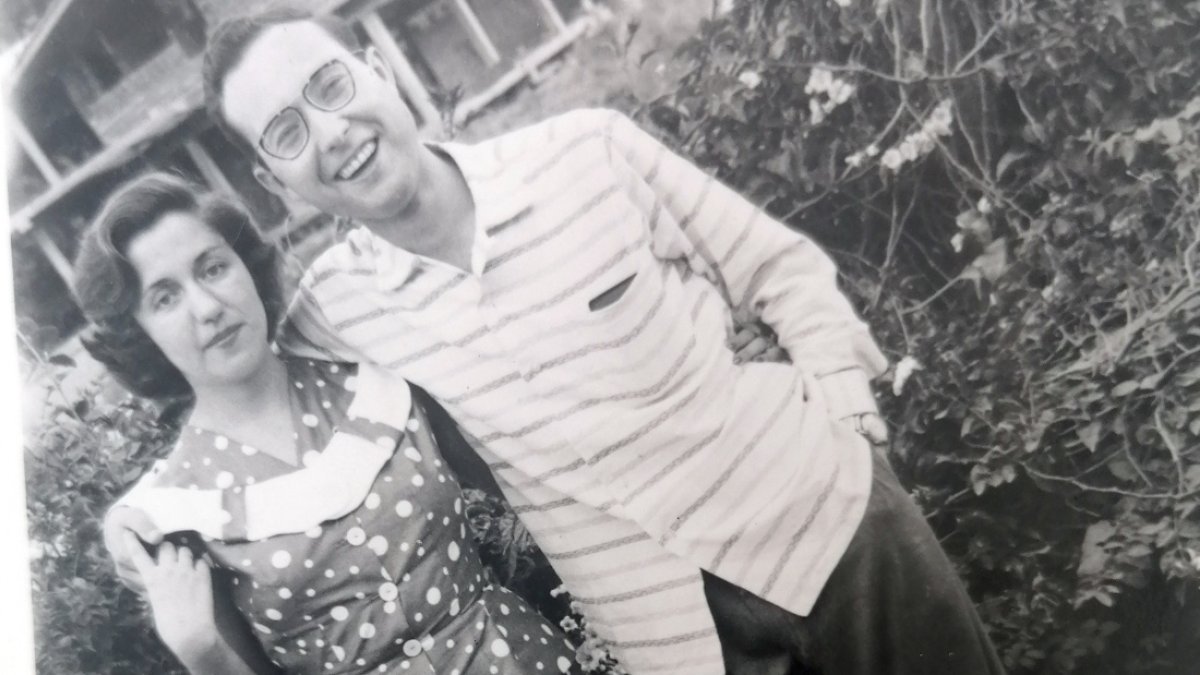 Pedro Soler y su esposa, en su época de indiano en Venezuela, entre 1956 y 1967,