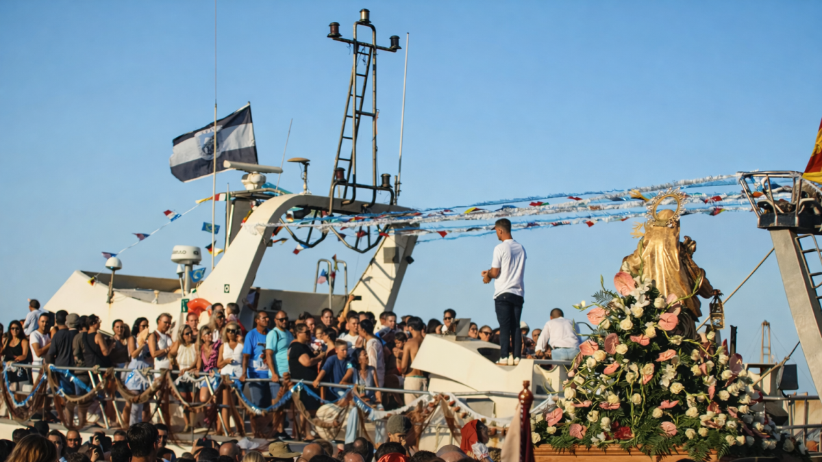 Un fragamento del vibrante video de promoción turística de Garrucha.