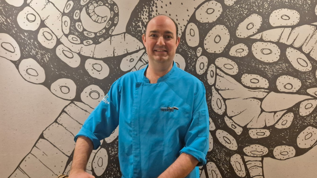 El chef José Manuel Berenguer, quien se encuentra al frente de Tinta Negra.