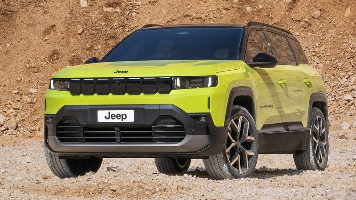 Jeep Compass 2026 en uno de los llamativos colores disponible