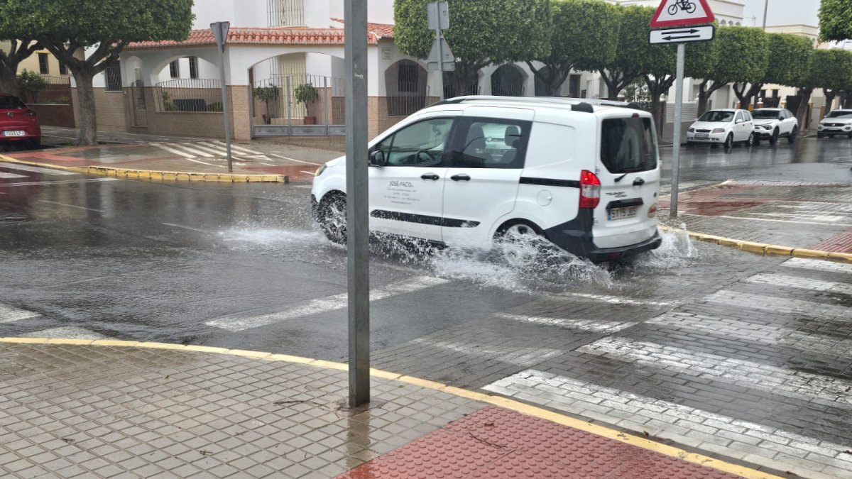 Imagen de archivo de una jornada de lluvia en la provincia de Almería.