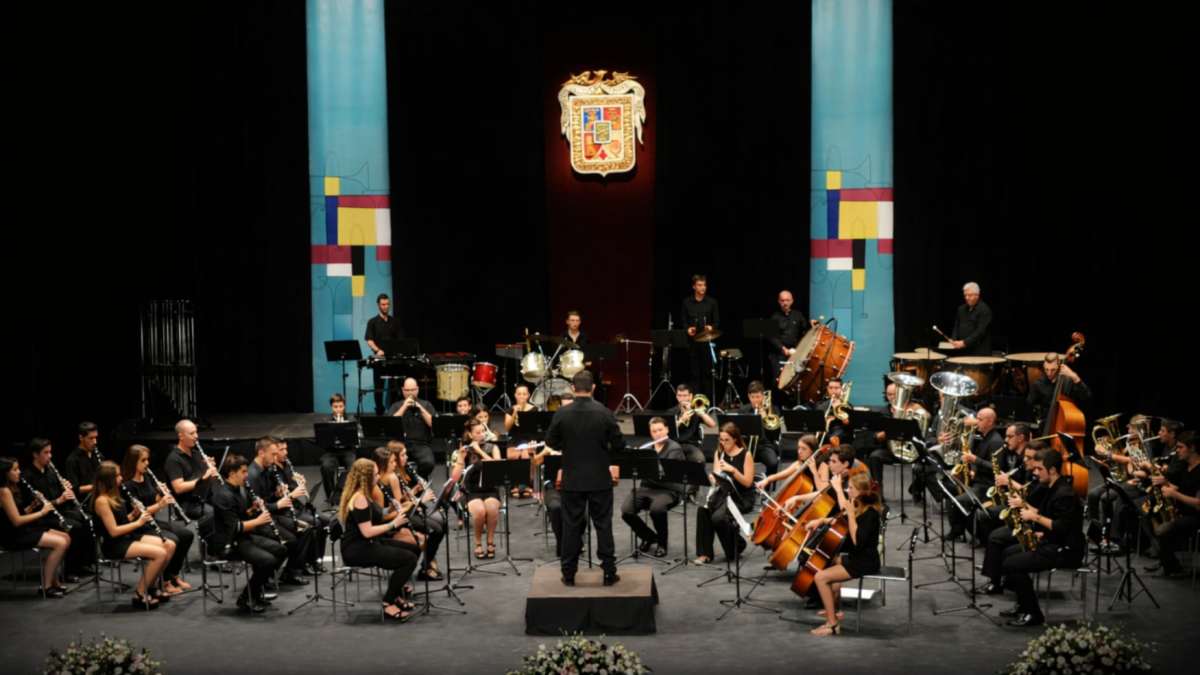 La Banda Sinfónica de Huércal de Almería.