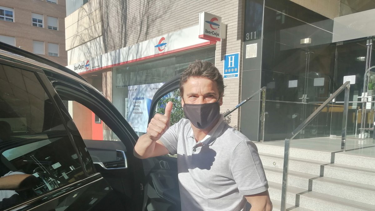 Rubi llegó al Almería en plena pandemia y ha superado todos los obstáculos.