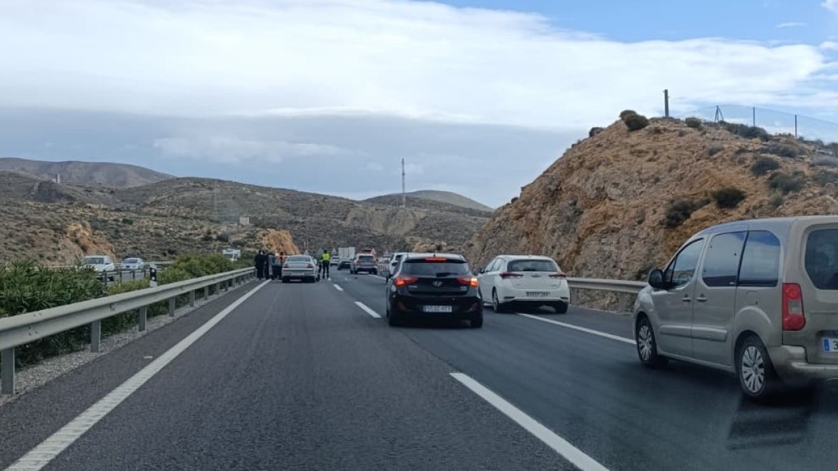 Imagen del accidente.