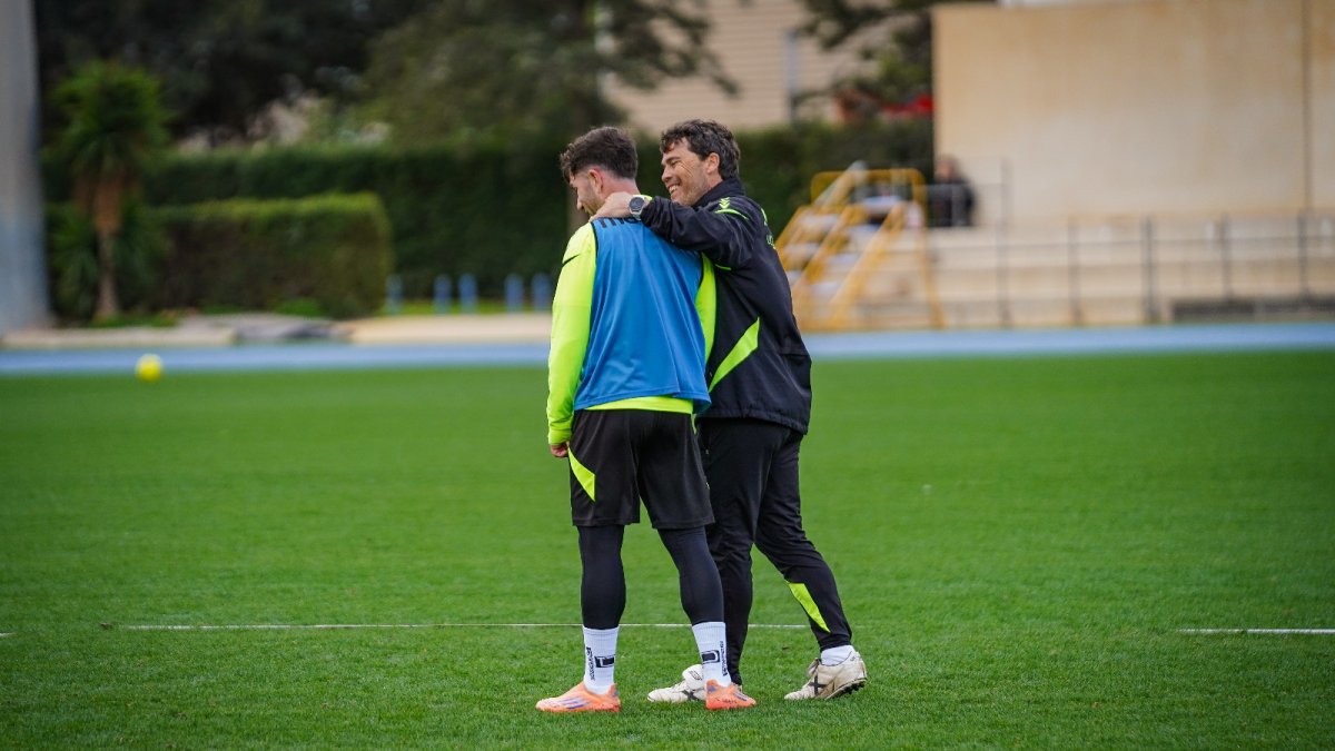 Rubi ha recuperado la sonrisa viendo la implicación de la plantilla.