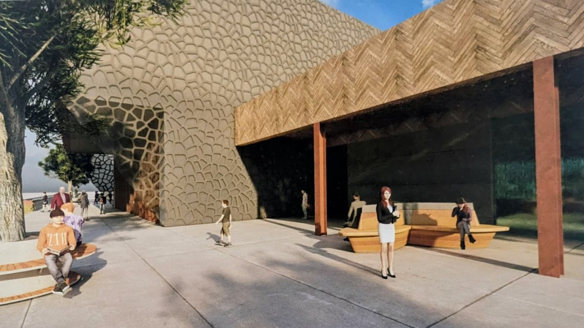 Diseño digital de cómo será el futuro auditorio de Albox.