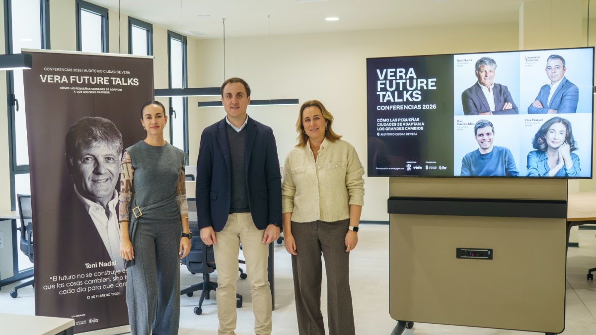 Presentación del ciclo pionero 'Vera Future Talks'.