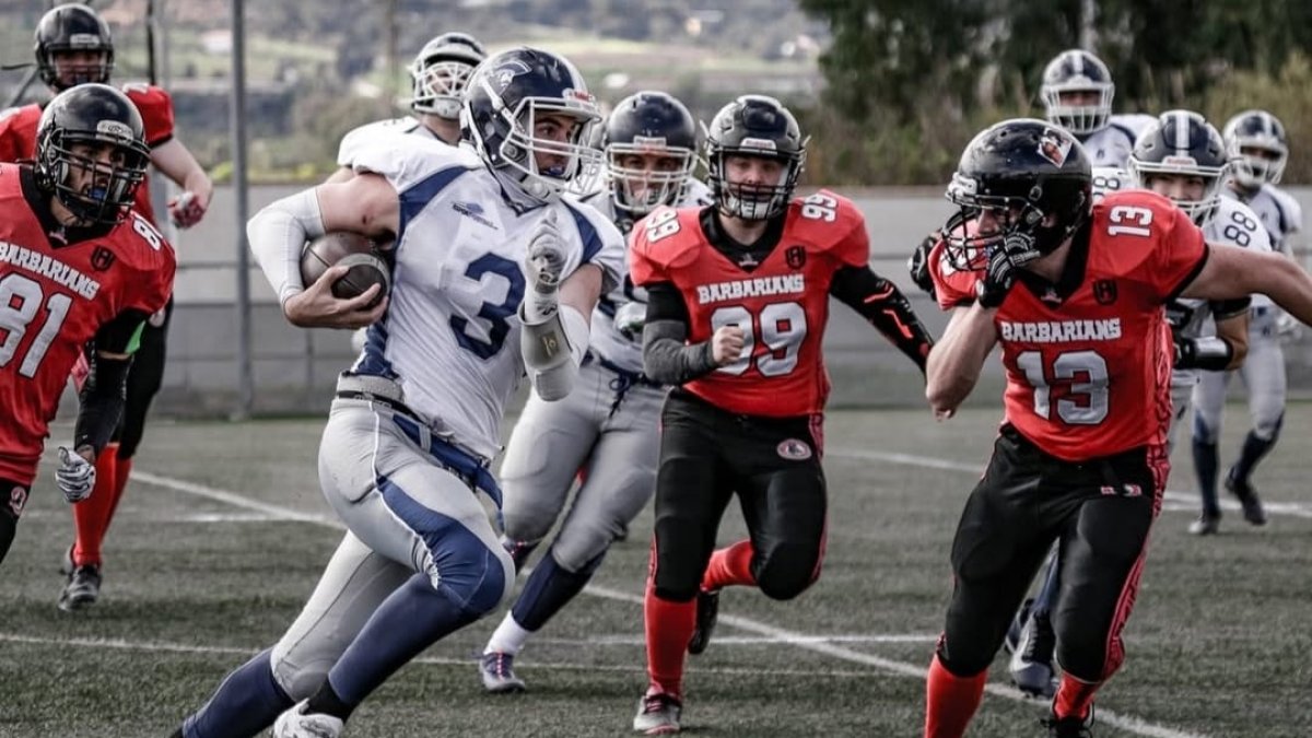 Imagen de un partido de los Barbarians del pasado año 2025.