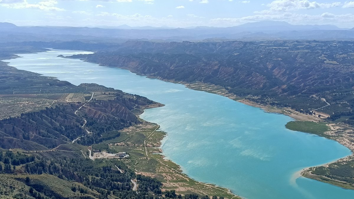 El pantano del Negratín en una imagen de hace dos años.
