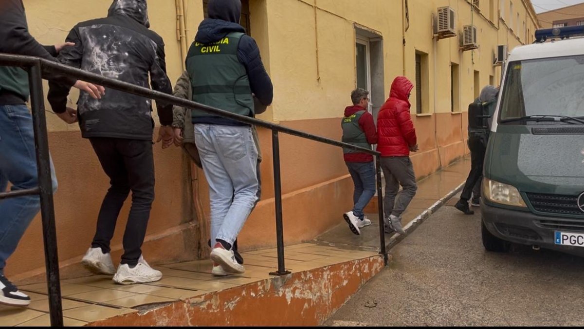 Imagen de una detención de la Guardia Civil.