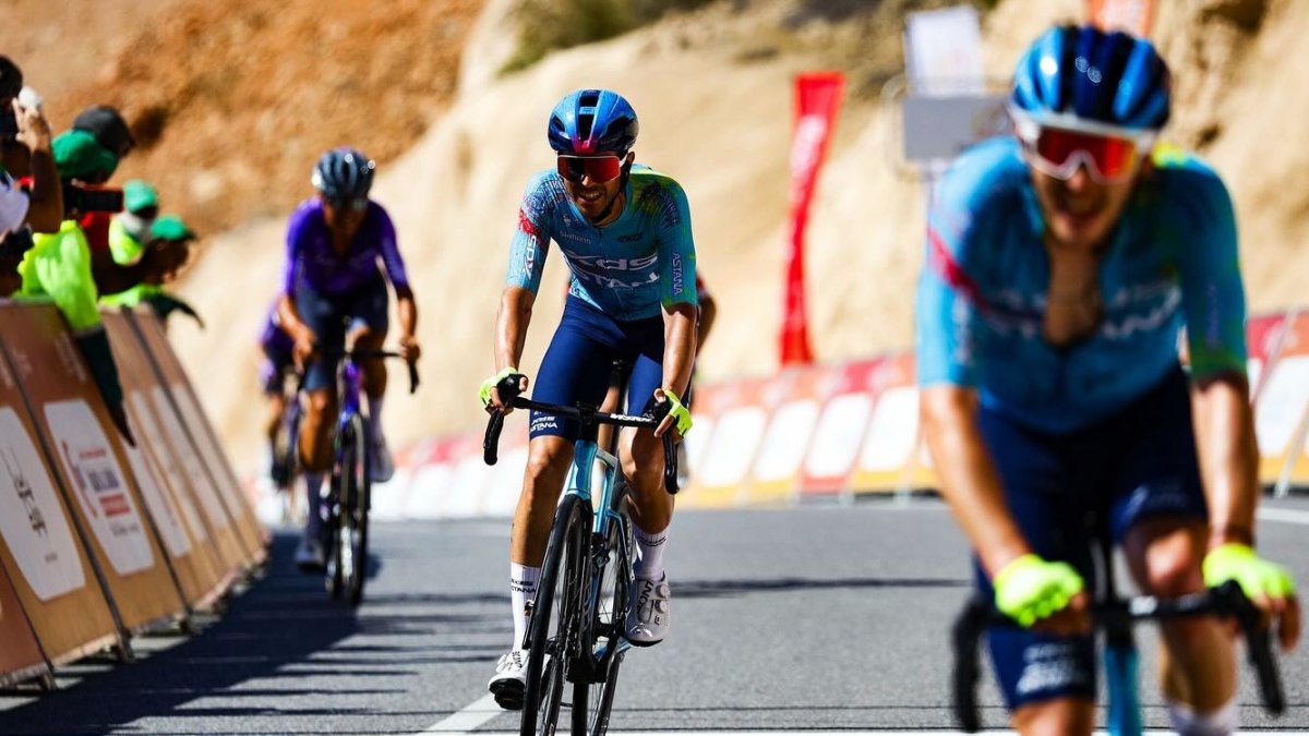 Cristian Rodríguez en competición.
