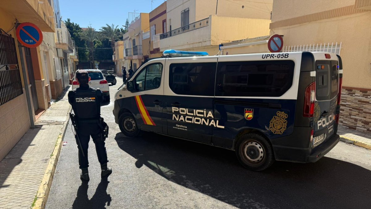 Imagen de archivo de la Policía Nacional en una operación contra el narcotráfico en la provincia de Almería.
