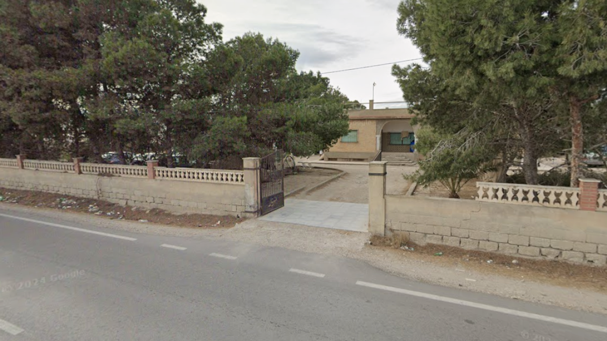 Cortijo desalojado en Níjar.