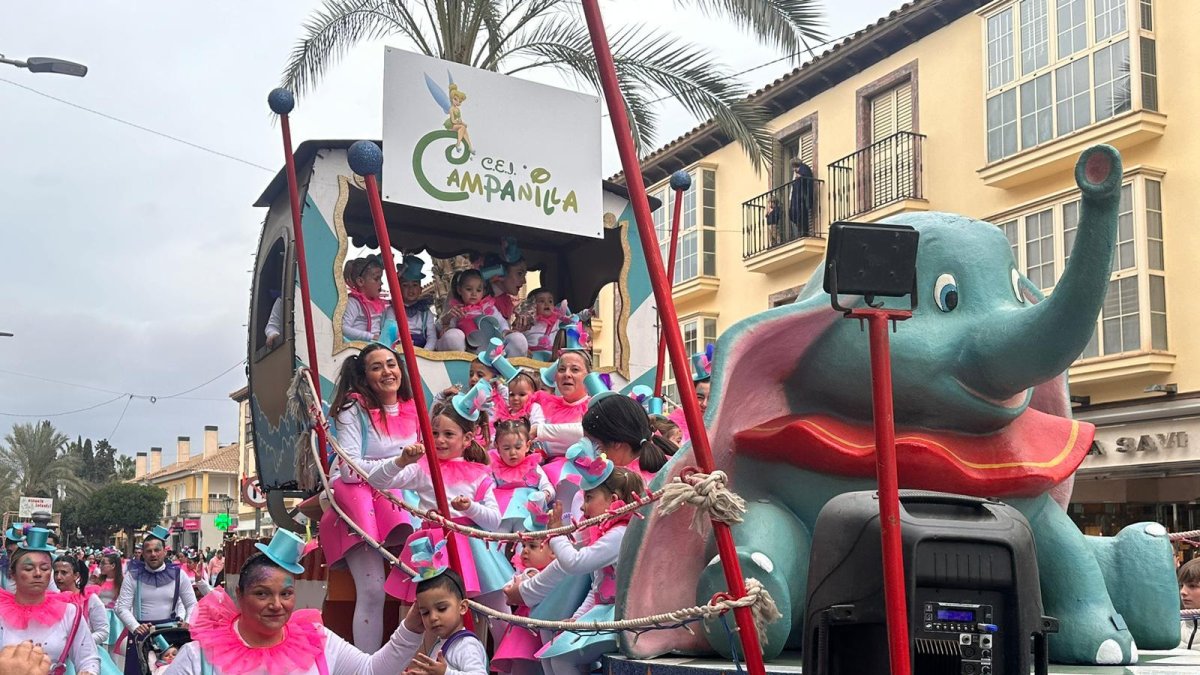 Carnaval infantil de Huércal-Overa en una edición anterior.