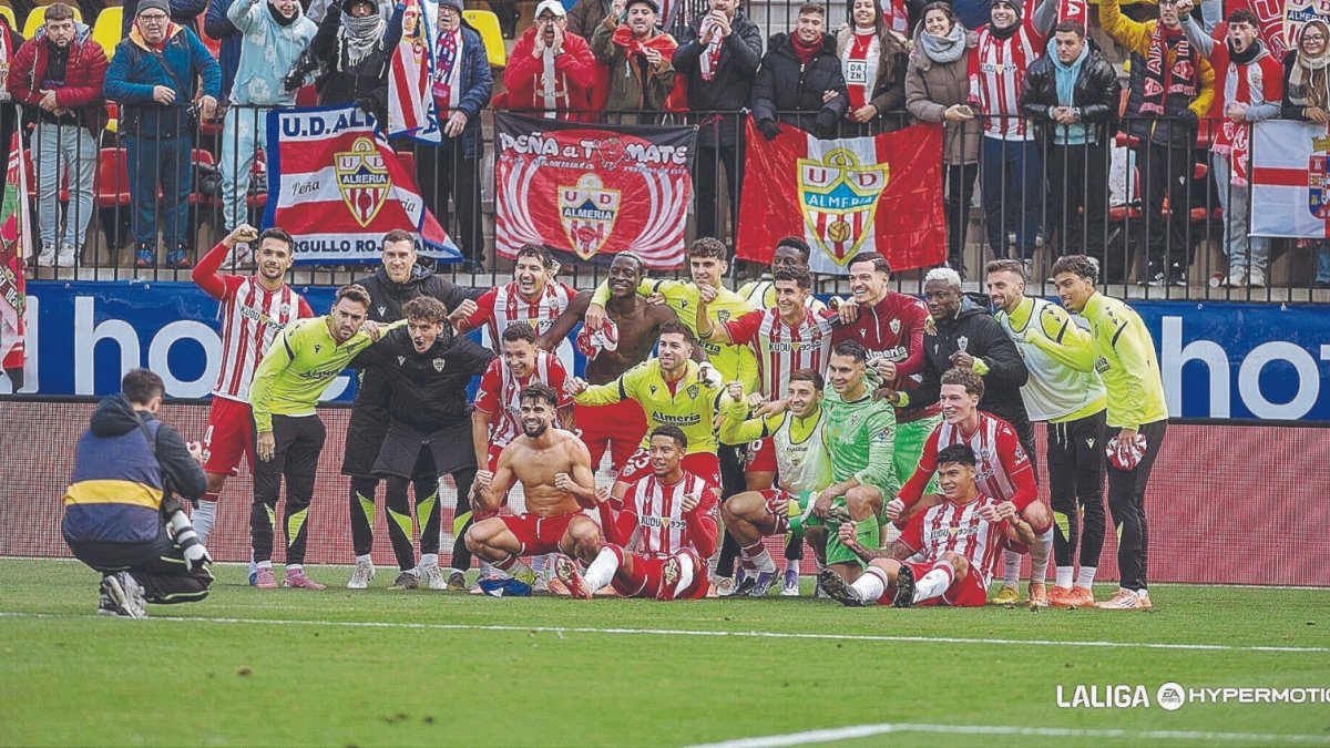 El Almería, a por la tercera victoria seguida.