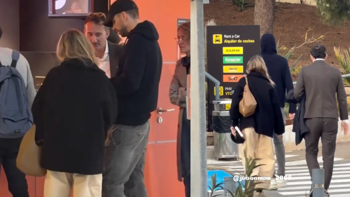 Gerard Piqué y Clara Chía, de visita exprés en Almería.