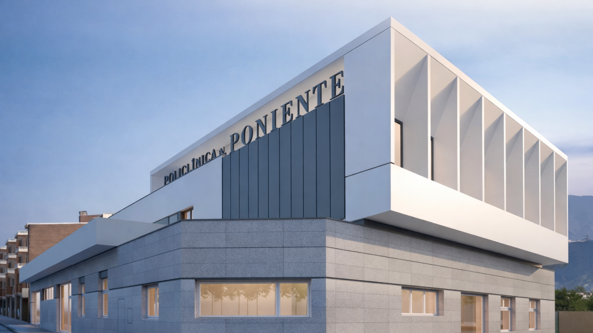El edificio de HLA Policlínica del Poniente.