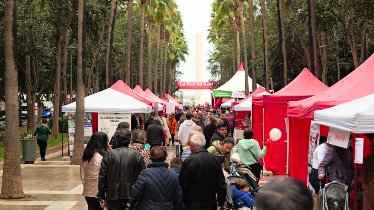 La Rambla de Almería durante la celebración del Día del Tomate el pasado año.